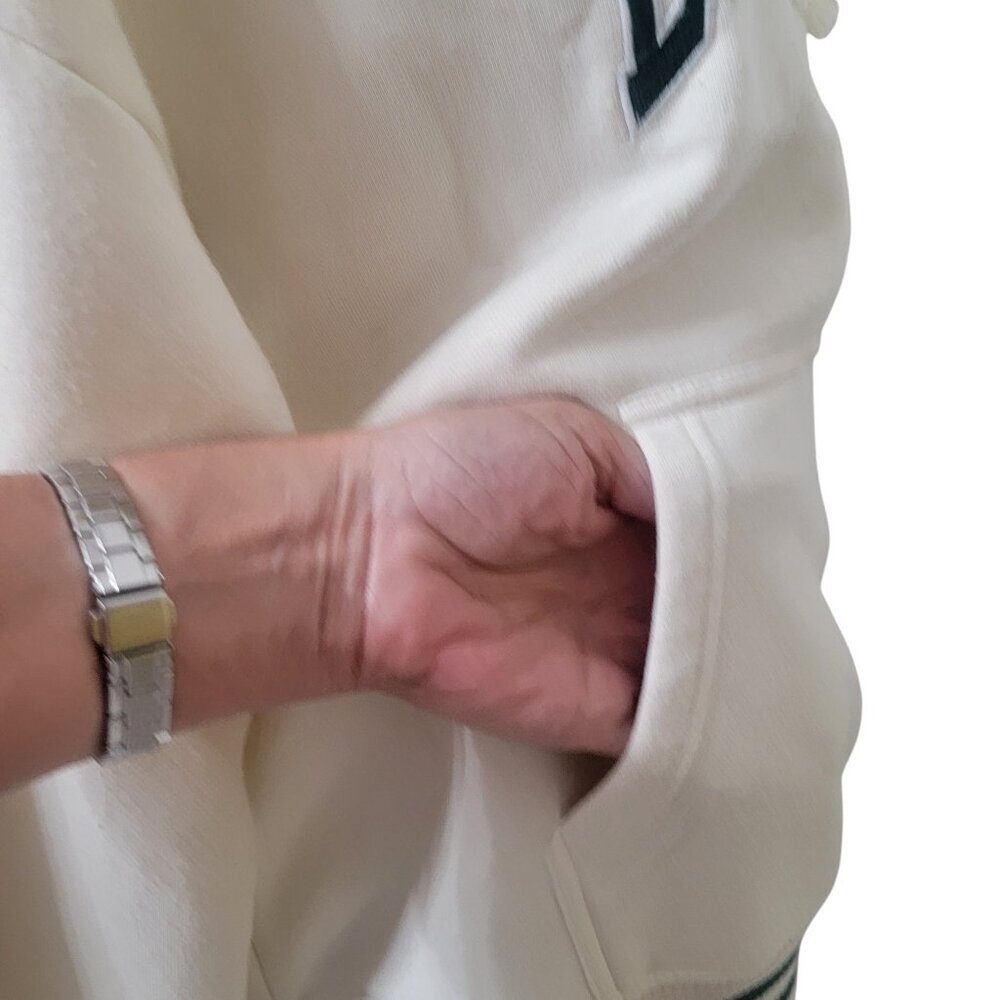 Lazy Sunday Size S Cream With Green Trim "Brookly… - image 7